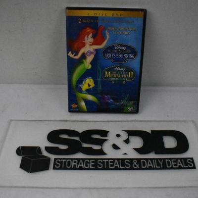 2-Disc Disney DVD Collection: The Little Mermaid Beginning & 2 - New