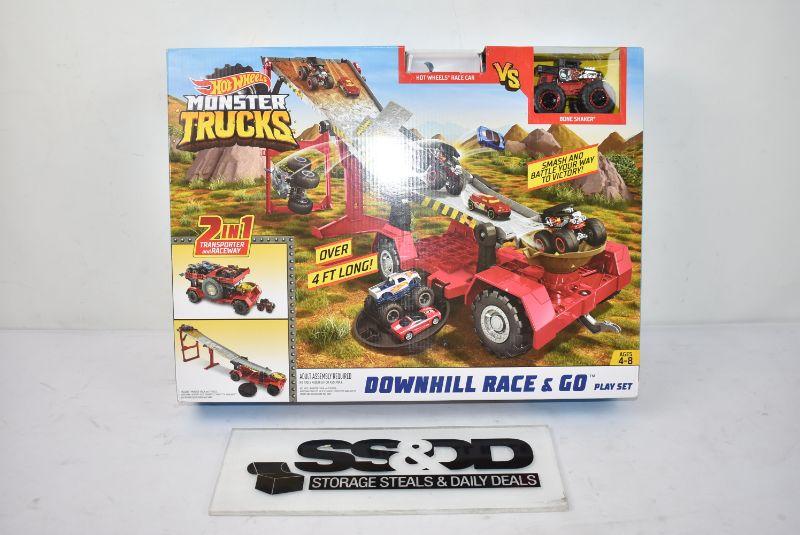 monster trucks downhill race and go