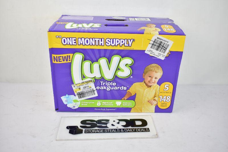 Luvs Triple Leakguards Diapers Size 5, 148 Count - New
