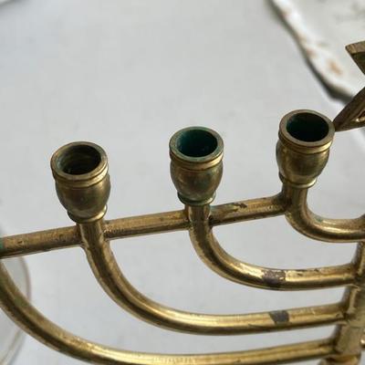Lot 50 Brass Menorah 
