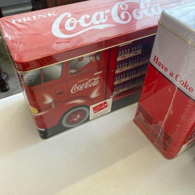 Lot 56 Unopened Coca Cola Collectible Tins