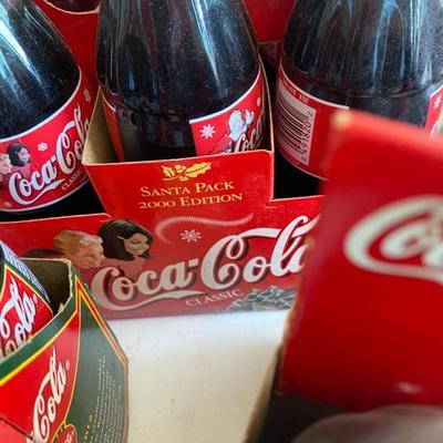 Lot 56 Coca Cola Unopened 6 pks (3) Santa