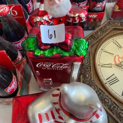 Lot 61 Coca Cola Table Toppers set of 3