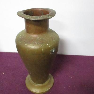 Lot 120 - Hammered Copper Vase