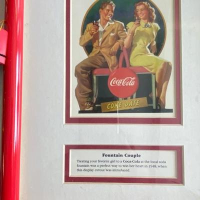 Lot 71 Coca Cola Pictures in Frames (2)