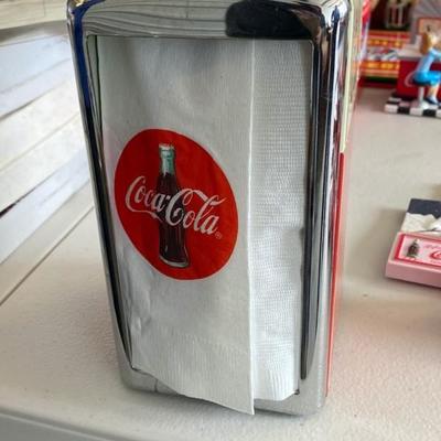 Lot 76 Coca Cola Napkin Dispenser 2 sided