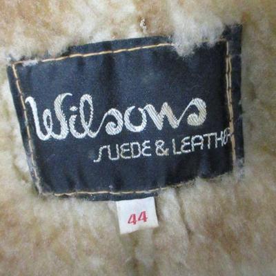 Lot 135 - Wilsons Suede & Leather Coat