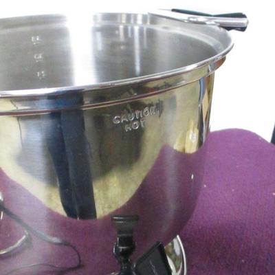 Lot 136 - Farberware  Stainless Steel Coffee Urn,  