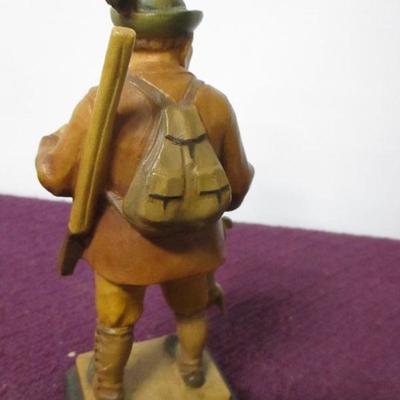 Lot 139 -  Anri Wood Carved Figure - Hunter