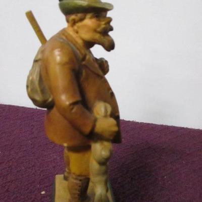Lot 139 -  Anri Wood Carved Figure - Hunter