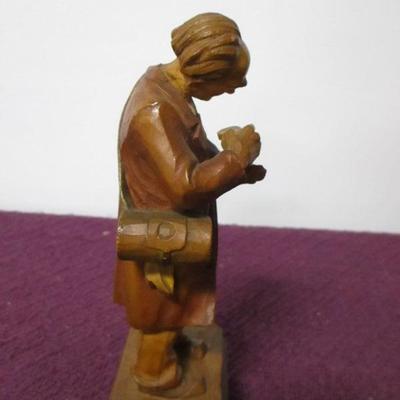 Lot 141 -  Anri Wood Carved Figure