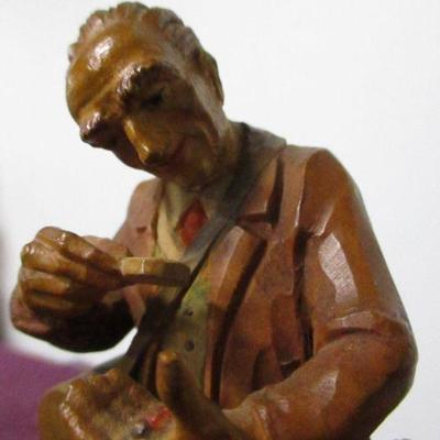 Lot 141 -  Anri Wood Carved Figure