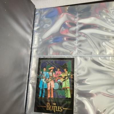 Lot 87 Beatles Card Collectors Book with Cards
