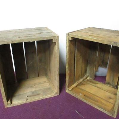 Lot 151 - Wooden Storage Crates