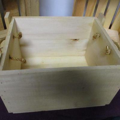 Lot 152 - Wooden Storage Crates