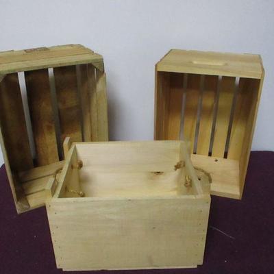 Lot 152 - Wooden Storage Crates