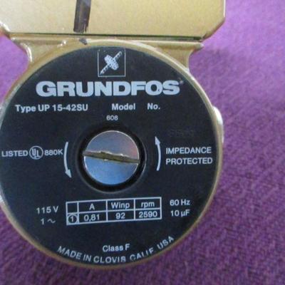 Lot 157 - Grundfos UP15-42SU Pump