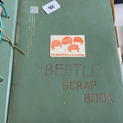 Lot 98 Beatles Scrapbook