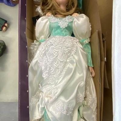 Lot 117 Angelica Porcelain Doll in box