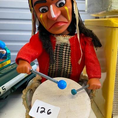 Lot 126 Vintage Indian Drummer Toy