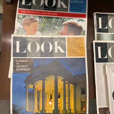 Lot 155 Look Magazines (various)
