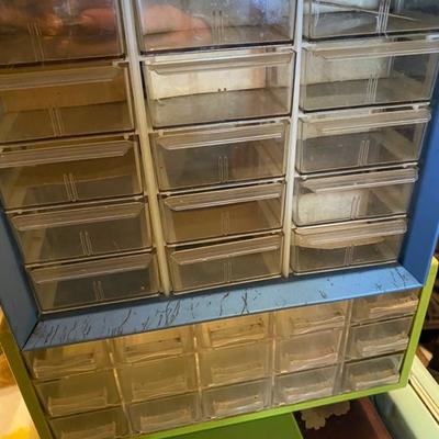 Lot 171 Storage Boxes with drawers (2)