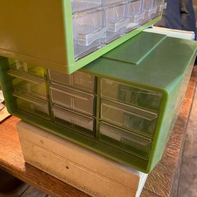 Lot 171 Storage Boxes with drawers (2)