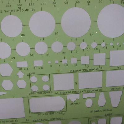 Lot 162 - Graphing Drafting Tempates