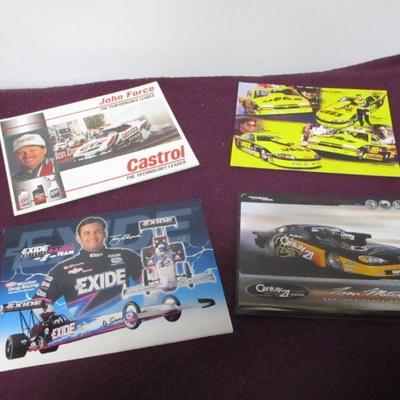 Lot 180 - Racing Bios & Advertising Cards