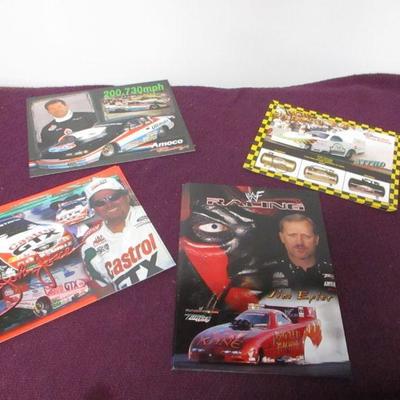 Lot 181 - Racing Bios & Advertising Cards