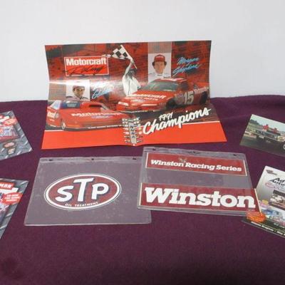 Lot 187 - Racing Poster CDs & Stickers - Steve Bagwell Postcard