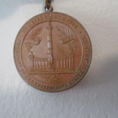 Lot 169 - U.C.V.-United Confederate Veterans-UCV 1907 Jefferson Davis Monument Dedication 