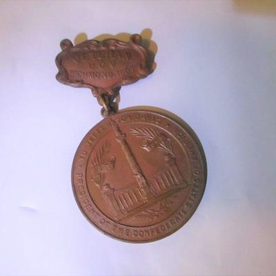 Lot 169 - U.C.V.-United Confederate Veterans-UCV 1907 Jefferson Davis Monument Dedication 