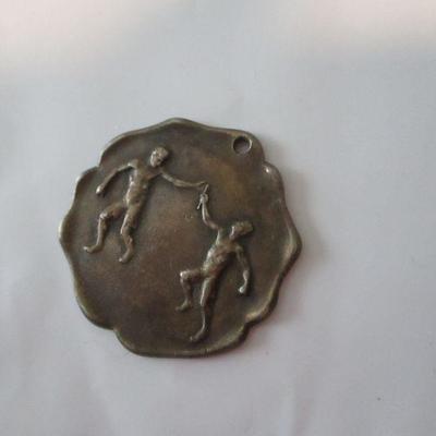Lot 170 - Sterling 440 Yard First Place Relay Pendant Charm