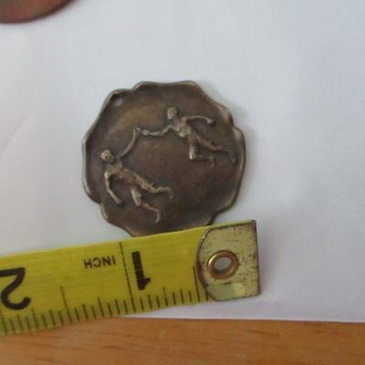 Lot 170 - Sterling 440 Yard First Place Relay Pendant Charm
