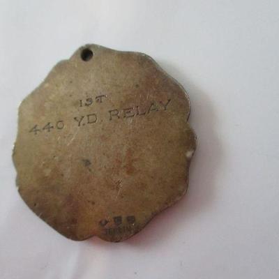 Lot 170 - Sterling 440 Yard First Place Relay Pendant Charm
