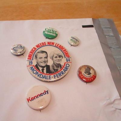 Lot 189 - Political President Campaign Buttons