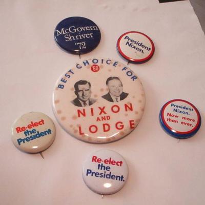 Lot 190 - President Campaign Buttons