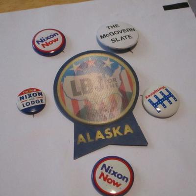 Lot 192 - President Campaign Buttons