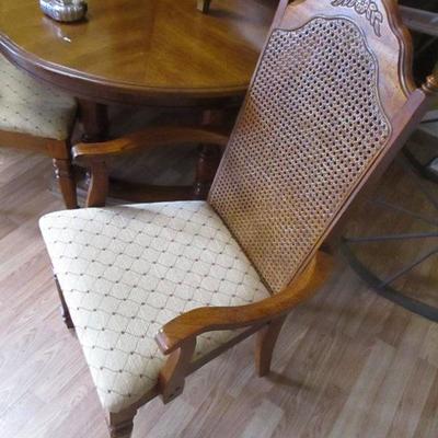 Lot 176 - Dining Room Table With Chairs