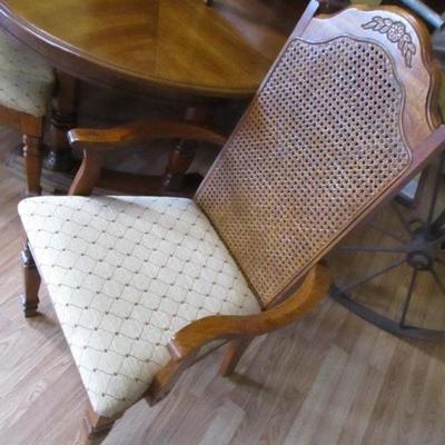 Lot 176 - Dining Room Table With Chairs