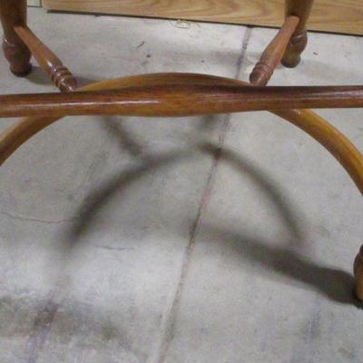 Lot 177 - Large Solid Oak Chair