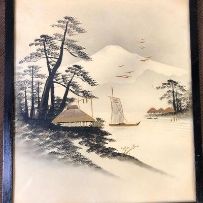 Lot #12   Asian Water color