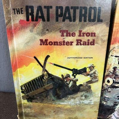 Lot #28 Rat Patrol and Garrison's Gorillas Young Adult Books