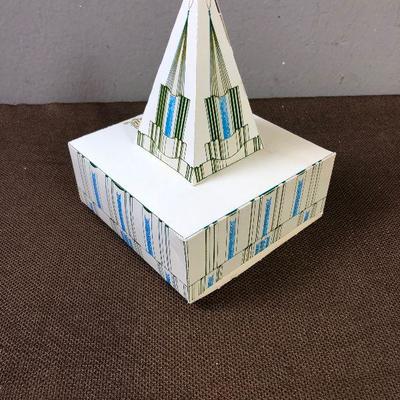 Lot #37 Celestial Savings Bank - Paper replica of Ogden LDS Temple