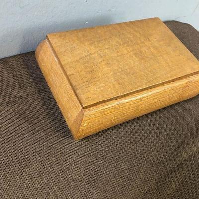 Lot #49 Awesome Wooden Oak Box 