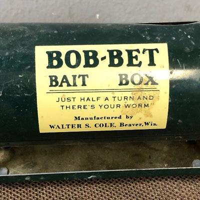 Lot #57 Bob Bet Bait Box 