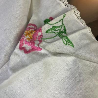 Lot #71 Embroidered Table cloth