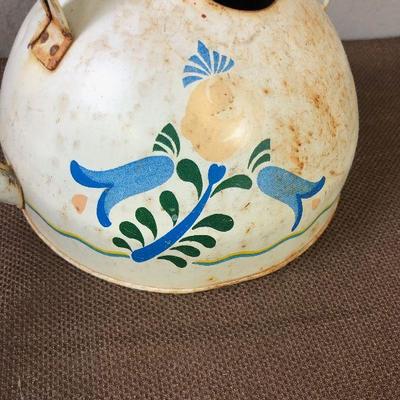 Lot #88 Tin water can