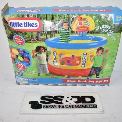 Little Tikes Slam Dunk Big Ball Pit - Untested, As-is, Balls NOT Included